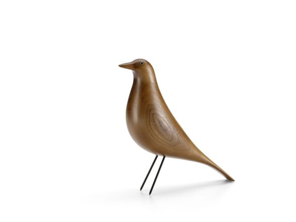 Vitra Eames house bird massief walnoot