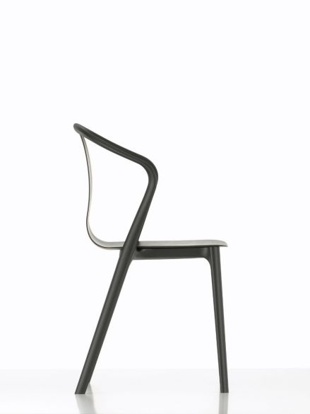Vitra Belleville stoel hout zwart | Slijkhuis Interieur Design