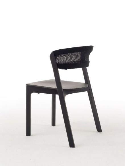 Arco cafe chair beuken zwart | Slijkhuis Interieur Design